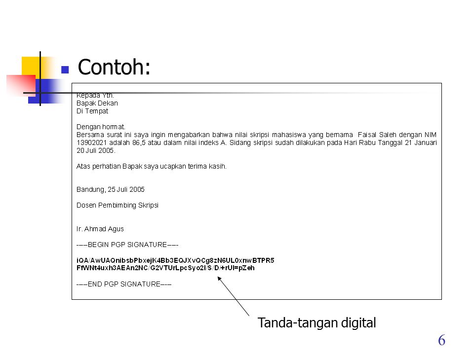 Contoh Tanda Tangan